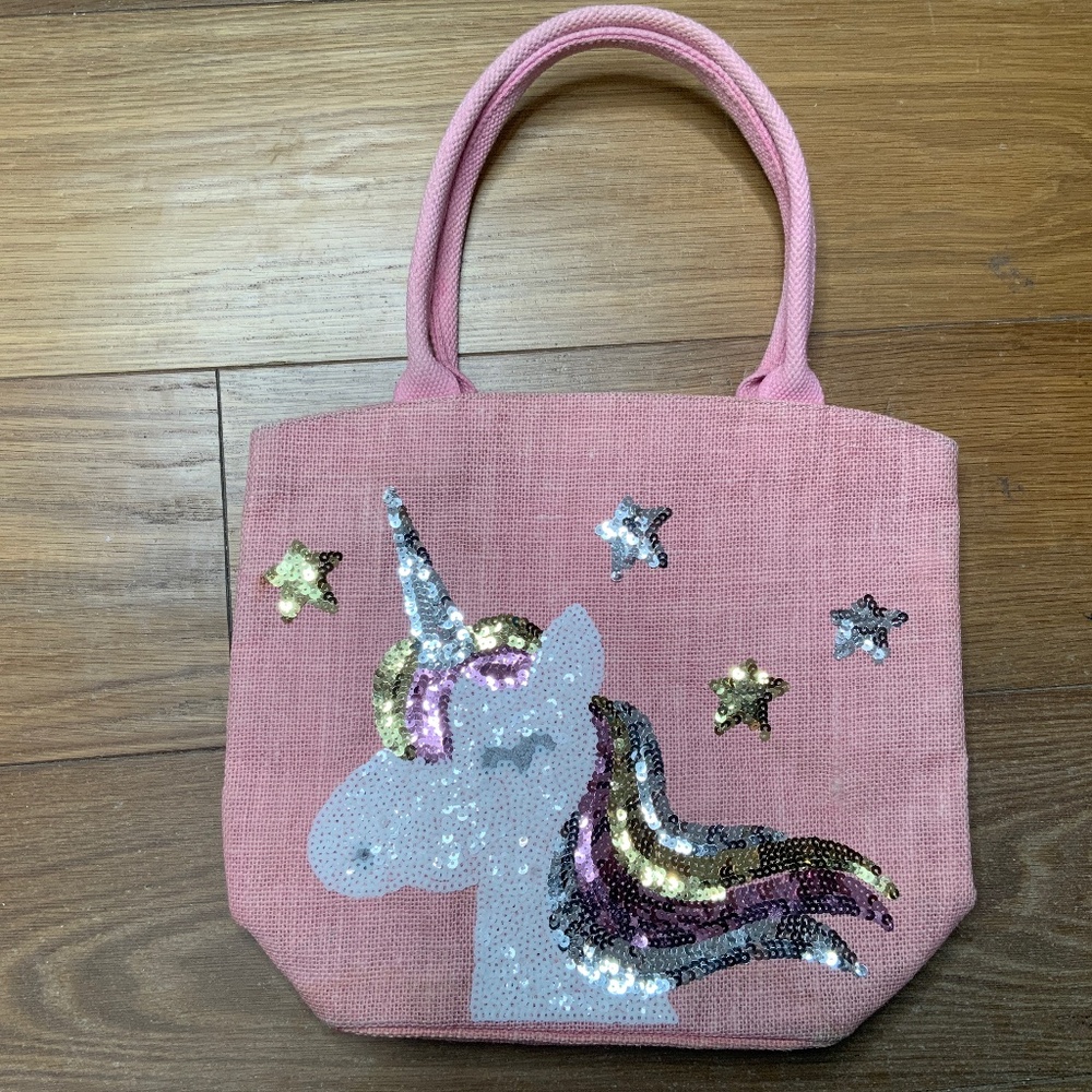 Mudpie Pink Unicorn Bag
